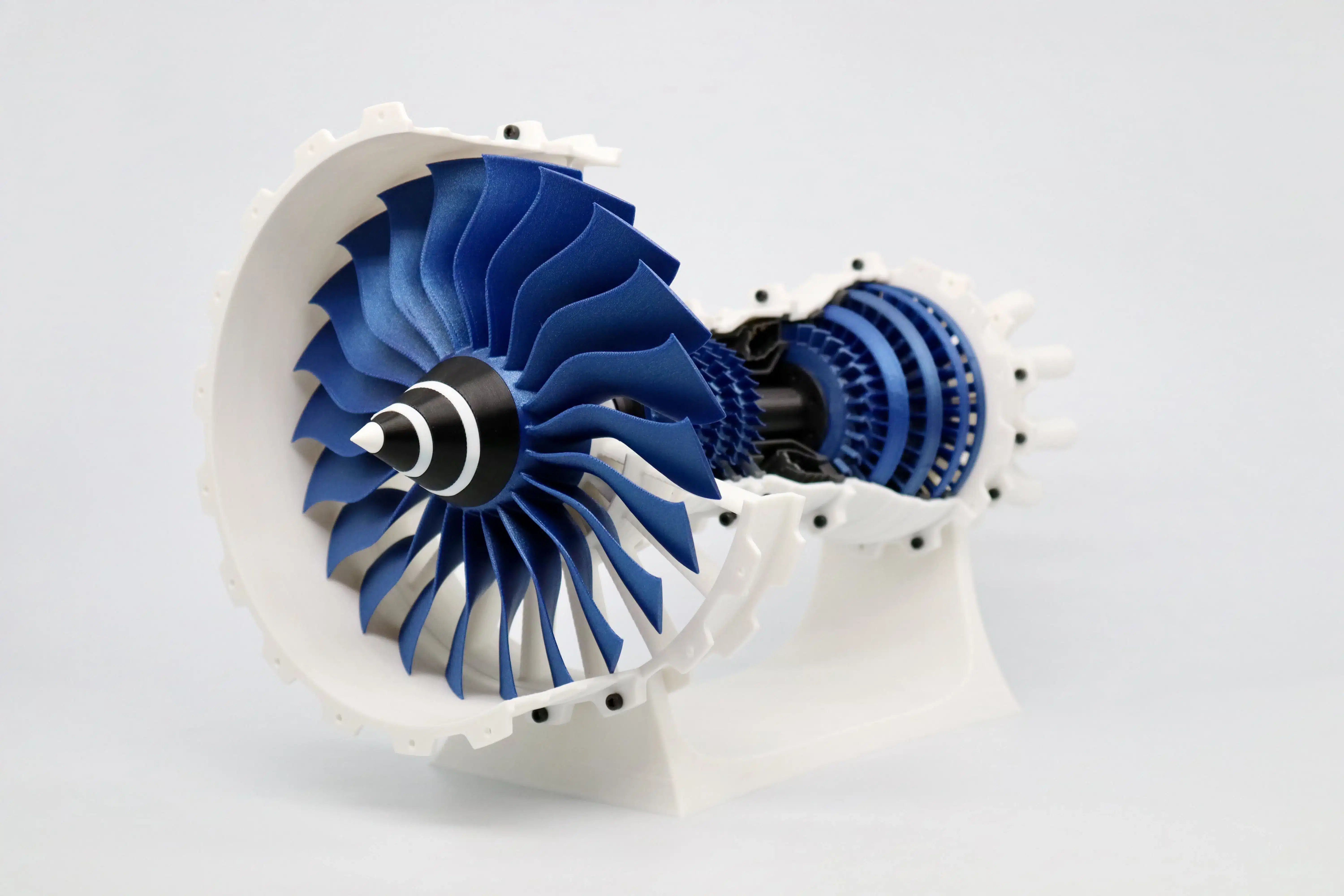 3d printed jet engine model